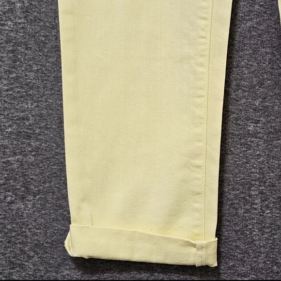 Ann Taylor LOFT Button Fly Yellow Jeans Sz 26/2 - Picture 8 of 9